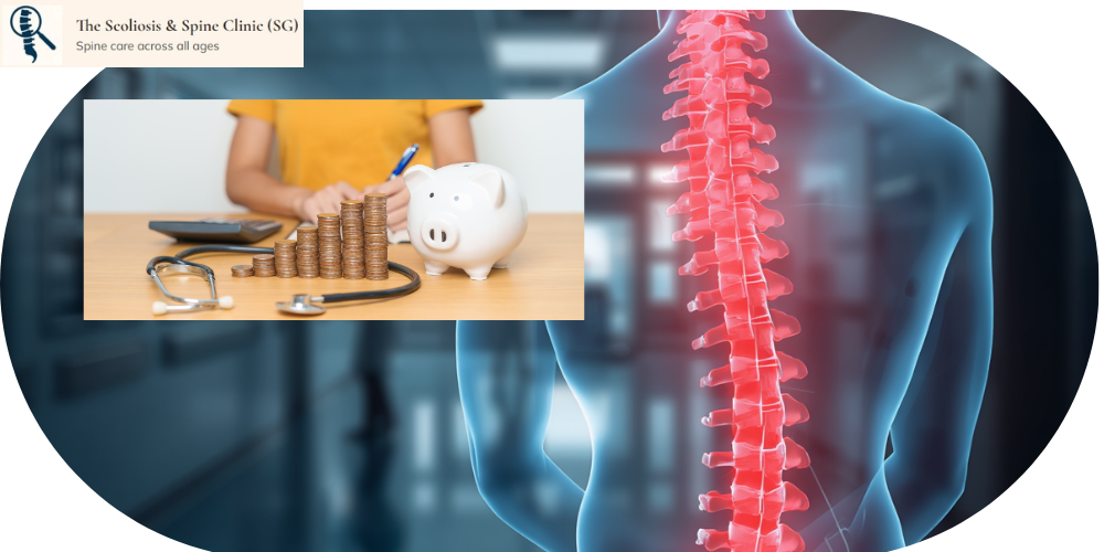 Cost of scoliosis surgery in Singapore infographic