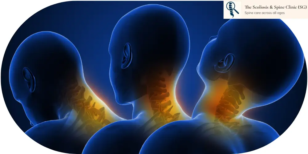 Neck pain on flexion and extension