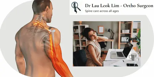 Neck pain from sedentary lifestyle with running pain