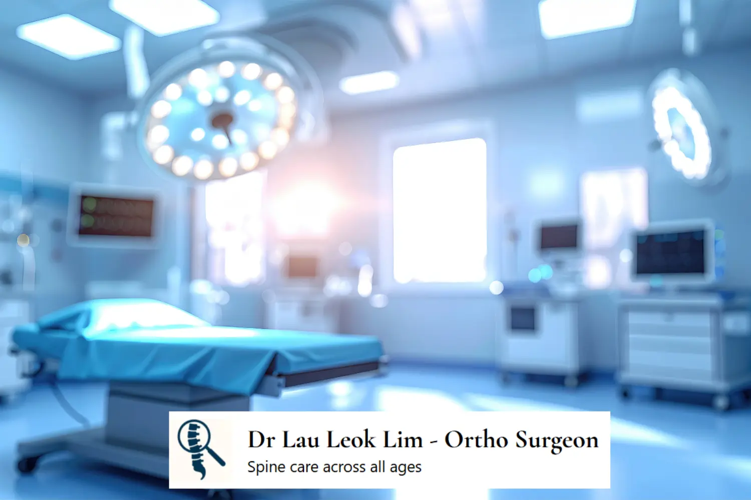 Spine surgery care and surgical planning at Dr Lau LL Spine Clinic, Singapore